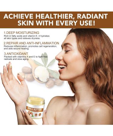 SORRY Shea butter 220 g pure natural unrefined shea butter for the care of dry skin with vitamins A and F deeply nourishes effectively soothes and makes the skin supple provides longlasting hydration - Buy Online on GoSupps.com