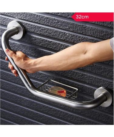 Toilet Safety Armrest Grab Bar Anti Slip Grab Bars for Bathroom Upgrade Bathroom Grab Bar 11.5X11.5 inch Angled Bath Handrail Home Wall Mo - Buy Online on GoSupps.com