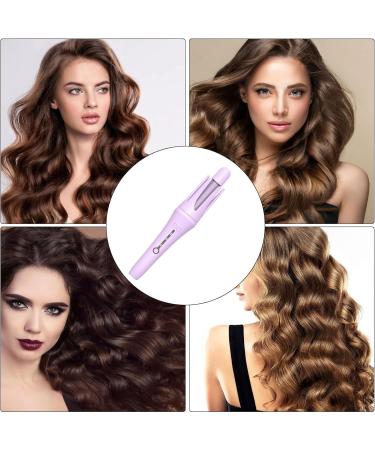Muflydo Hair Curler Automatic Quick Heating Curling Wand - Ions Auto Curler Waver Hair Tool 3 Adjustable Temps for Home Travel Salon 32MM Purple - Buy Online on GoSupps.com