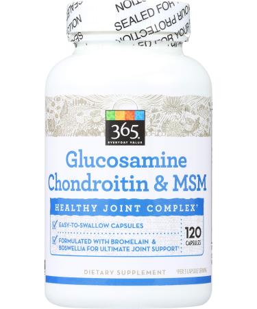 365 by Whole Foods Market Glucosamine Chondroitin & MSM 120 ct