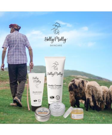 Holly Molly Natural 100% Lanolin Hand Cream - Hydrating and Restorative Formula 100ml - Ideal for Dry Skin a Pampering Delight for Your Hands Handcream - Buy Online on GoSupps.com