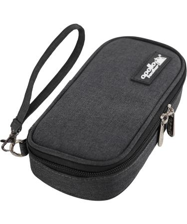 Apollowalker Insulin Cooler Bag for Diabetes - Black | Keep Medications Safe & Cool - Perfect for Syringes & Injections - Buy Online on GoSupps.com
