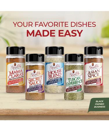 Spiced Up by Chef Calvin Italian Seasoning Blend - Natural Tuscan Seasoning for Steaks, Pasta, and Veggies - 6 Pack 3.9 oz/110 g - Buy Online on GoSupps.com