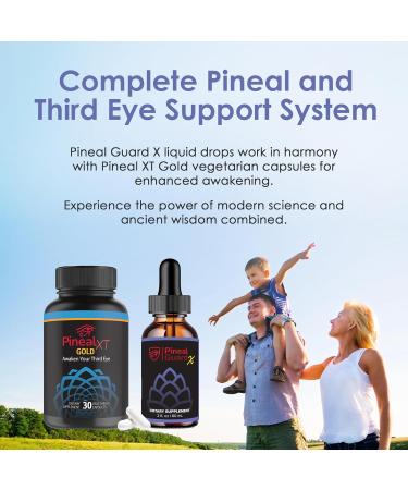 Pineal Gland Supplement - Brain Support Focus and Memory Vitamins for The Brain Decalcify Activate and Protect Your Pineal Gland - Third Eye Awakening - Pineal Guard X 2 Fl Oz (Pack of 1) - Buy Online on GoSupps.com