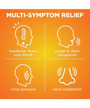 Amazon Basic Care Severe Daytime Cold and Flu Relief Liquid Medicine - 12 Fl Oz (Pack of 1) - Buy Online on GoSupps.com