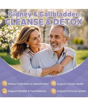 Kidney Cleanse Detox & Repair Kidney & Gallbladder Health Support Supplement with Cherry Nettle Leaf Cranberry & Dandelion Promotes Urinary Health Bladder & Fluid Balance 100 Softgels Softgel (100 Count) - Buy Online on GoSupps.com