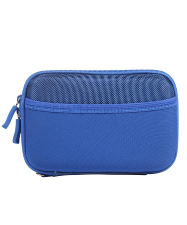Small Cute Diabetic Supplies Travel Case Bag Organizer for Diabetes Testing Kit Test Strips Lancets Lancing Device Pen Needles and Other Diabetic Supplies (Outside: 6.5 * 4.2 * 1.5 Blue) Outside: 6.5 *4.2*1.5 Blue