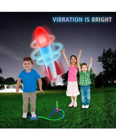 Fosuboo Toys Rocket - Outdoor Air Pressure Games for Kids | Fun Garden Gifts for Young Girls | 3 LED & 3 Foam Rockets - Buy Online on GoSupps.com