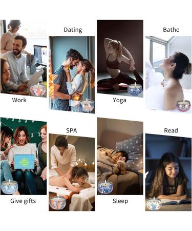 Jospl Fragrance Candles Set - 12 Natural Soy Wax Aroma Candles for Women | Vanilla & Lavender | Ideal Gift for Birthdays Weddings Mother's Day Christmas - 4cm Multicolored Decor - Buy Online on GoSupps.com