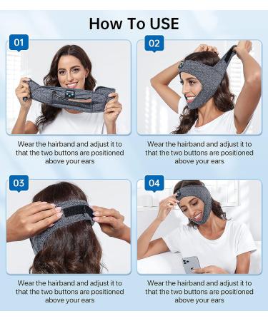 Sleepbeauty Double Chin Reduce Headband with Stereo Speakers - V Line Mask for Facial Slimming and Face Lifting - Buy Online on GoSupps.com