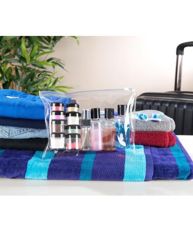 Sichler Beauty Travel Set | 12 Cosmetic Containers & Zipper Bag for Hand Luggage | Perfect Aircraft Liquid Organizer - Buy Online on GoSupps.com