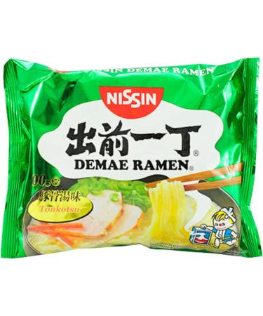Nissin Demae Ramen 100G Assorted Flavours - Pack of 10 (Beef Chicken Sesame Tonkotsu and Spicy - 2 packs each flavour) - Buy Online on GoSupps.com