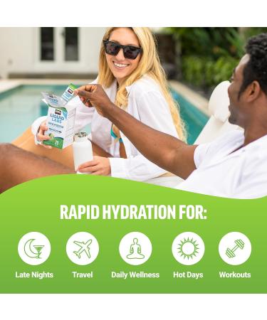 Force Factor Liquid Labs Electrolytes Powder Packets - Lemon Lime | Hydration with 5 Essential Electrolytes Vitamins & Antioxidants | 20 Stick Packs for Optimal Hydration - Buy Online on GoSupps.com
