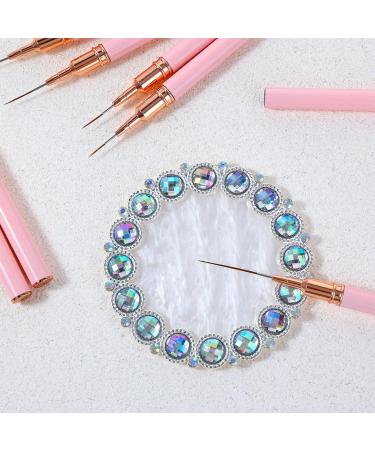 Buy Resin Nail Art Palette - Agate Display Board & Jewel Pattern Nail Polish Holder for Salon | International Shipping Available - Buy Online on GoSupps.com
