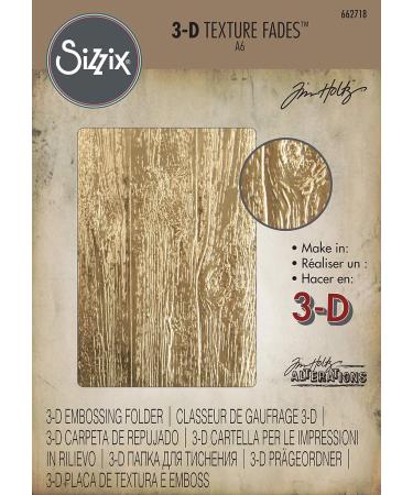 Sizzix Tim Holtz 3-D Embossing Lumber Folder - One Size | Shop Now! - Buy Online on GoSupps.com