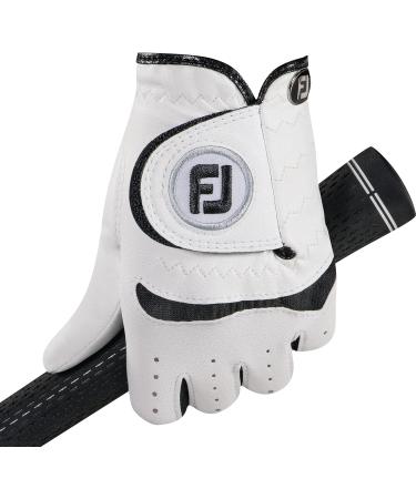 Shop FootJoy Junior Golf Shoes - Pearl/Black | International Shipping Available - Buy Online on GoSupps.com