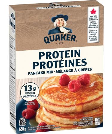 Quaker Protein Pancake Mix 650g Pack of 1 High Protein 650 g (Pack of 1) - Buy Online on GoSupps.com