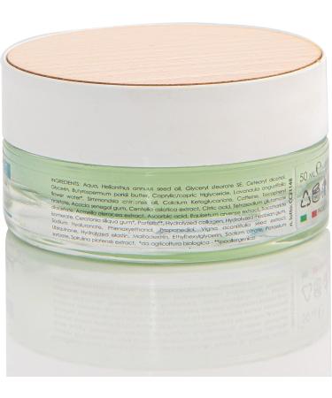 Nouvon - Organic anti-aging wrinkle correction face cream with Hyaluronic Acid Collagen Elastin Vitamin C Q10 | Moisturizing cream Radiant skin l Women and men 50ml - Buy Online on GoSupps.com