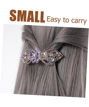 Ipetboom Hairpins Hair Volume Clip Fixing Hairstyles Hair Clip Wear-resistant Hair Clip Tiara Hair Barrettes Rhinestones Hair Clips for Women Formal Bling Hair Clips Alloy Hair up - Buy Online on GoSupps.com