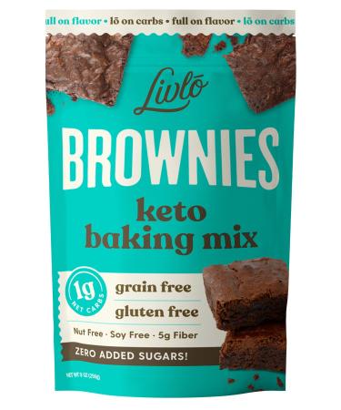 Livlo Brownies Keto Baking Mix  9 oz (256 g)