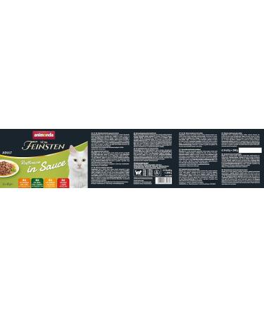 Animonda Vom Feinsten Adult Cat Food - Wet Sauce Pack (24x85g) | Premium International Shipping - Buy Online on GoSupps.com