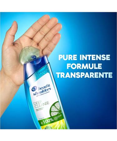 Head & Shoulders Pure Intense Sebum-Regulating Anti-Dandruff Shampoo - Lemon - Up to 100% Dandruff Eliminated - 625 ml - Buy Online on GoSupps.com