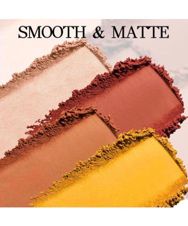 Buy Boobeen Highly Pigmented Eyeshadow Palette - Matte & Shimmer 4 Long-Wearing Colors for Vibrant Eye Looks - Buy Online on GoSupps.com