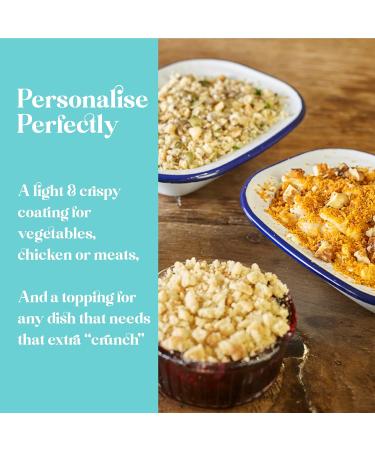 Belle & Wilde Rosemary Breadcrumbs & Toppings - 100% Natural, Preservative-Free | Vegetarian & Gluten-Free Friendly - Buy Online on GoSupps.com