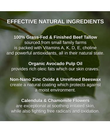 Shwally Baby Butt Cream - Seed-Oil Free Diaper Rash Relief with Grass Fed Tallow & Non-Nano Zinc - Buy Online on GoSupps.com