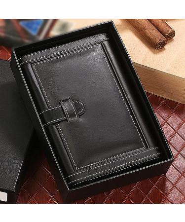 Cigar Boxs Humidors Travel Humidors Leather Cigar Box Case Simple Cigar Humidor Holds 4 Cigars - Buy Online on GoSupps.com