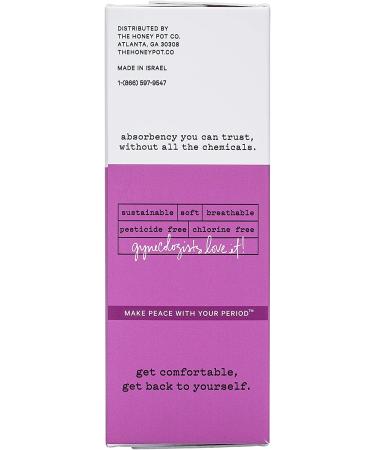 100% Organic Regular Tampons - The Honey Pot Company | 18 Count - Buy Online on GoSupps.com