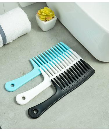 Professional Wide Tooth Comb for Curly, Long, and Wet Hair - Reduce Hair Loss and Dandruff - Buy Online on GoSupps.com