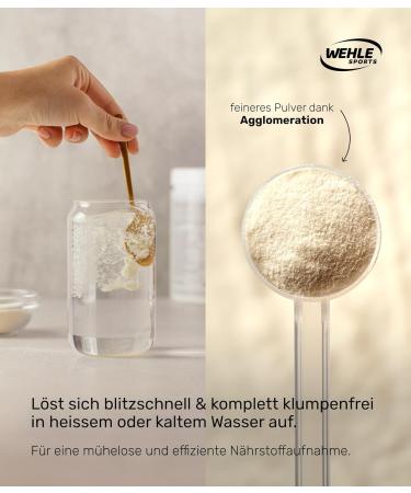 Buy Bioactive Collagen Powder 1kg - Hydrolyzed Peptides Tasteless Protein - Wehle Sports Germany - Types 1 2 & 3 - Premium Collagen Lift Drink - Buy Online on GoSupps.com