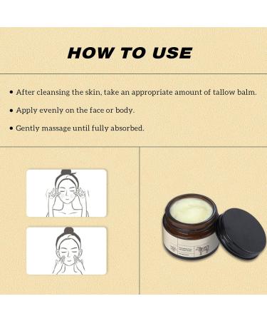  Hppsctink Tallow Beef Moisturizer 50g Deep Moisturizing Moisturizer Maintains Skin Elasticity Moisturizing Cream - Buy Online on GoSupps.com