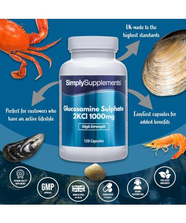Glucosamine 1000mg 120 Capsules | Support Active Living | Made in UK - Buy Online on GoSupps.com