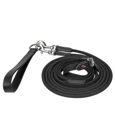 START webbing draw reins black with riding rope one size with carabiner (Parziane)