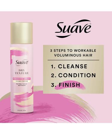 Suave Pink Up The Volume Dry Texturizing Spray Hair Texturizer For Volumized Hair Finishing Spray Enhances Volume 5oz - Buy Online on GoSupps.com
