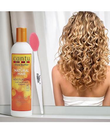 Shea Butter Moisturizing Curl Activator Cream 12 Oz 4 Count | Define & Enhance Curls | Hydrating Formula for Curly Hair + Nose Cleaning Brush - Buy Online on GoSupps.com
