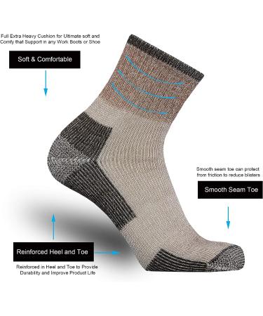 ONKE Merino Wool Low Cut Men's Socks - Outdoor Hiking Trail Running Quarter | Moisture Control, Breathable & Warm - Camelcoffee, Size 10-13 - Buy Online on GoSupps.com