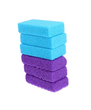 POPETPOP 6pi ces Pierre Pumice Exfoliante Pour liminateur De Peau Morte Et Callosit s Outil De P dicure Pour Soins Et Voyage