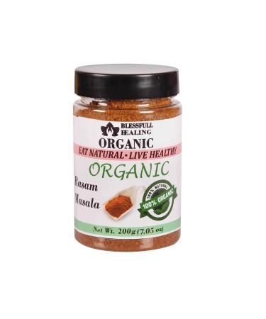 Blessfull Healing Organic Rasam Masala 200 Gram Airtight Container (Packing May Vary) 200 Gram 7.05 oz