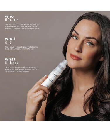 Hair Craft Co. CRVFT Non-Aerosol Dry Shampoo Powder for Women - Travel Size Oil Absorption Paraben & Sulfate Free Adds Volume & Refreshes Hair - Buy Online on GoSupps.com