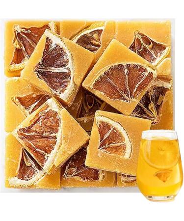 Rock Sugar Lemon Tea Lemon Honey Rock Candy 310g Yellow Lump Rock Sugar with Lemon Sugar Cubes Lemon Honey Candy Caffeine Free Individual Package - Buy Online on GoSupps.com