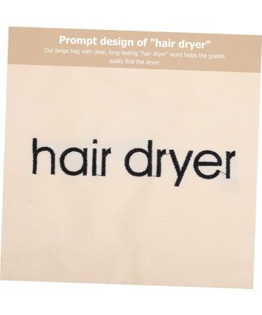 HAPINARY 3pcs Hair Dryer Storage Bag Drawstring Storage Bag Travel Laundry Blow Dryer Pouch Sac Beige Fabric - Buy Online on GoSupps.com