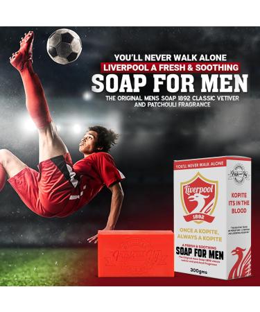 Fresh and Fly Liverpool FC Mens Soap (300g)- Ideal for Every Passionate Liverpool Supporter Gift for Liverpool Football Club Fans. - Buy Online on GoSupps.com