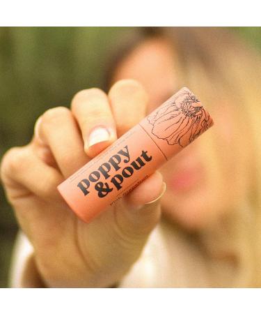 Poppy & Pout Jumbo Lip Balm 2 Pack All Natural Lip Balms & Moisturizers Hydrates with Beeswax Vitamin E Organic Coconut Island Coconut & Pink Grapefruit - Buy Online on GoSupps.com