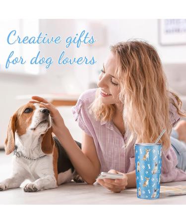 Mimorou Dog Gifts 20 oz Tumbler - Stainless Steel Coffee Mug for Dog Lovers - Birthday Christmas Thanksgiving Day Gift for Women - Funny Dog Travel Mug - Buy Online on GoSupps.com