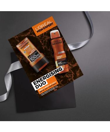 L'Oreal Men Expert Energising Duo Gift Set - Shower Gel & Anti-Perspirant Routine for Men - Buy Online on GoSupps.com