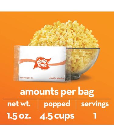 JOLLY TIME Natural Mini Microwave Popcorn - 30 Bags (3 Pack) | Healthy Snack - Buy Online on GoSupps.com