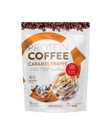 Complete Roast Caramel Frappe Protein Coffee 0 Carbs 60 Calories Low Fat
